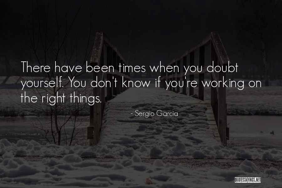 Distraire D Finition Quotes By Sergio Garcia