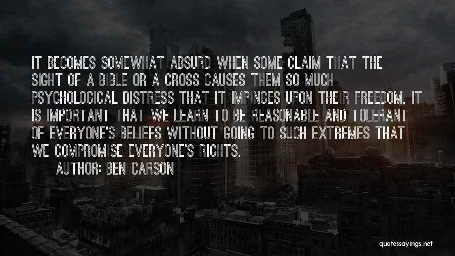 Distress Bible Quotes By Ben Carson