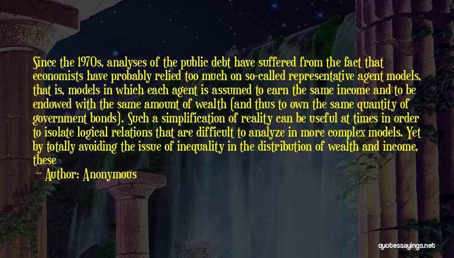 Distribution Of Wealth Quotes By Anonymous