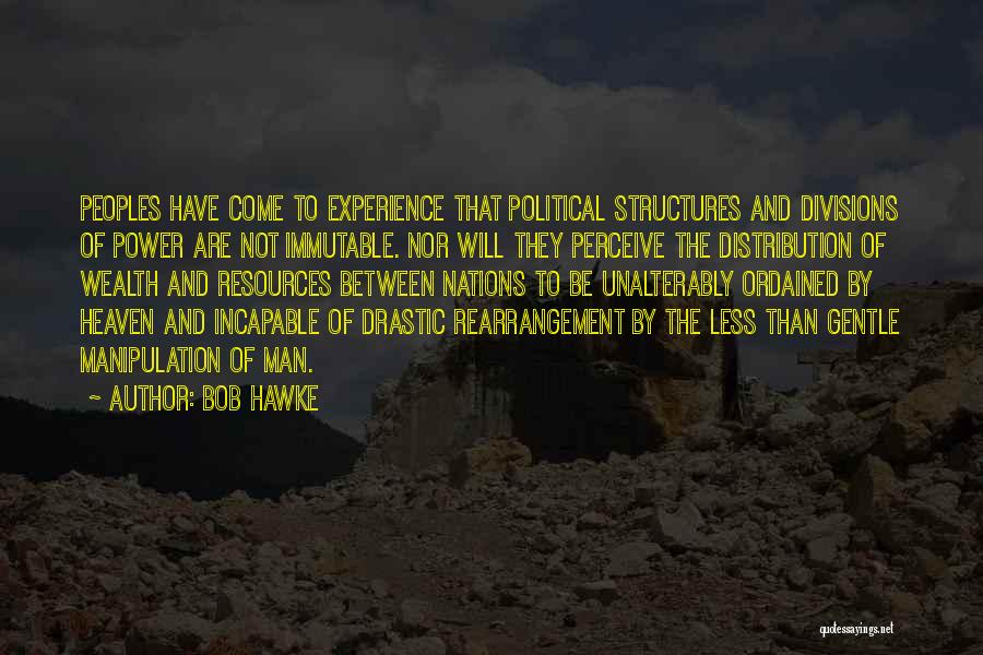 Distribution Of Wealth Quotes By Bob Hawke