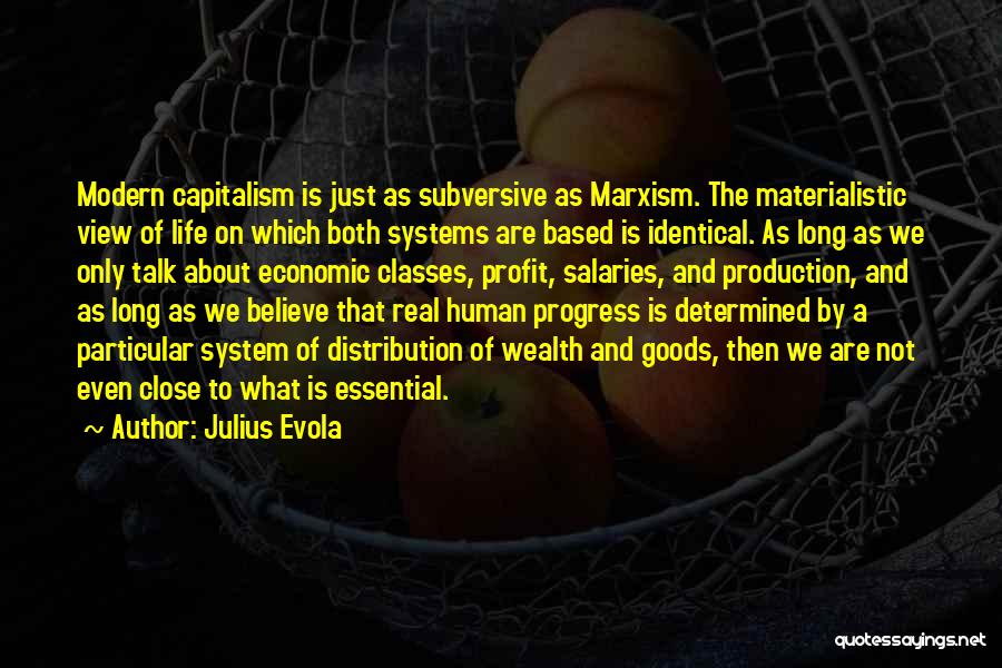 Distribution Of Wealth Quotes By Julius Evola