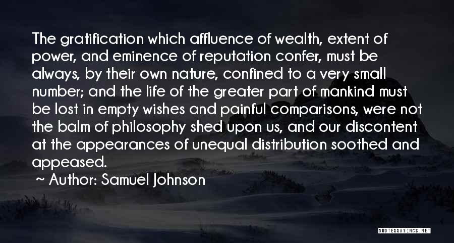 Distribution Of Wealth Quotes By Samuel Johnson