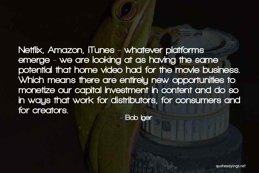 Distributors Quotes By Bob Iger Distributors Quotes By Bob Iger