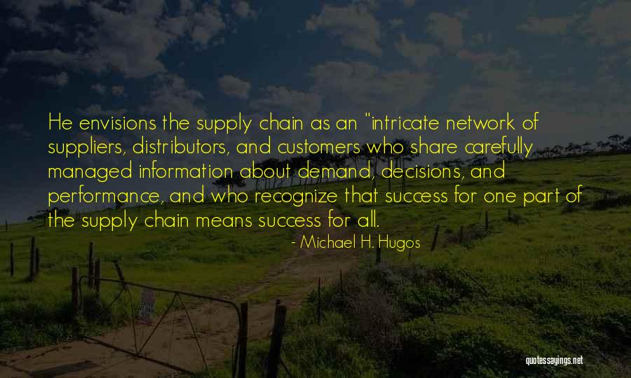 Distributors Quotes By Michael H. Hugos Distributors Quotes By Michael H. Hugos