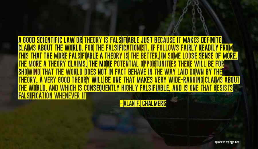 Distrito Comedia Quotes By Alan F. Chalmers Distrito Comedia Quotes By Alan F. Chalmers