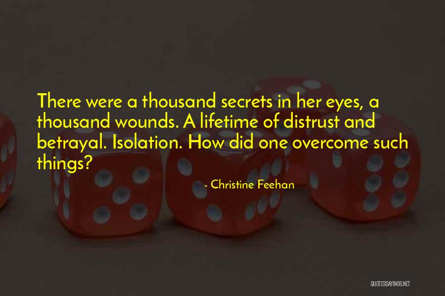 Distrust Quotes By Christine Feehan