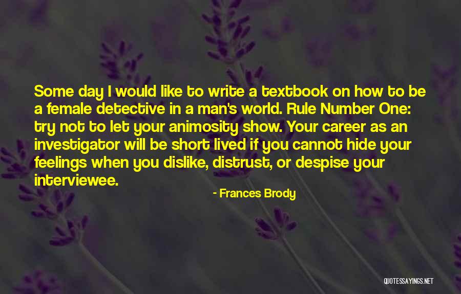 Distrust Quotes By Frances Brody