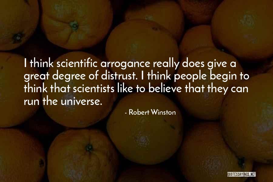 Distrust Quotes By Robert Winston