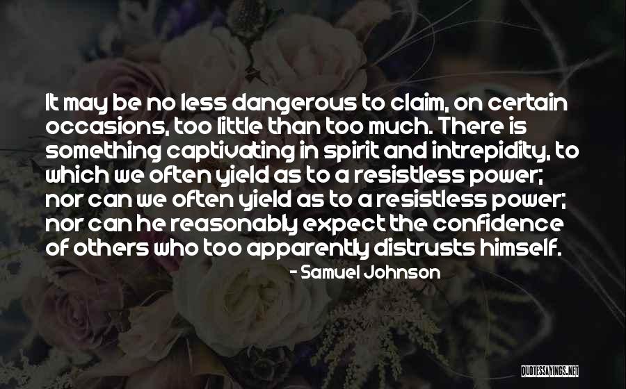 Distrusts Quotes By Samuel Johnson Distrusts Quotes By Samuel Johnson