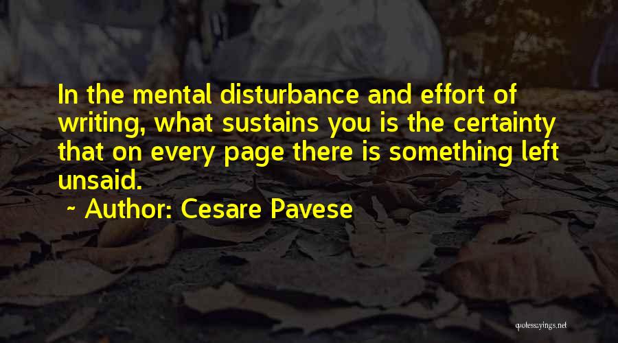 Disturbance Quotes By Cesare Pavese