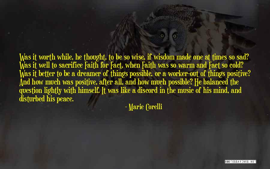 Disturbed Mind Quotes By Marie Corelli Disturbed Mind Quotes By Marie Corelli