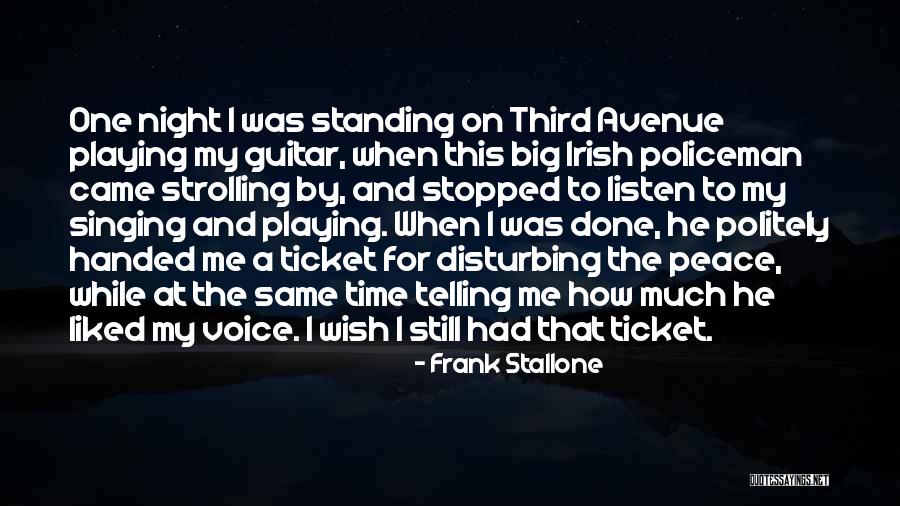 Disturbing Peace Quotes By Frank Stallone Disturbing Peace Quotes By Frank Stallone
