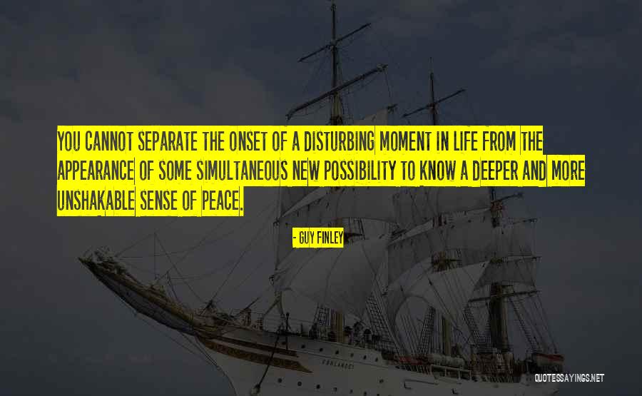 Disturbing Peace Quotes By Guy Finley Disturbing Peace Quotes By Guy Finley