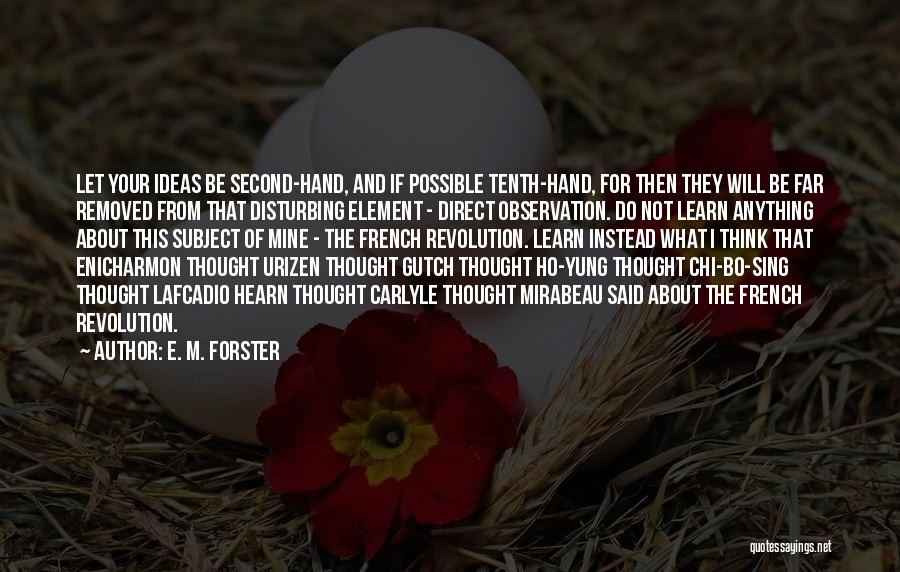 Disturbing Quotes By E. M. Forster