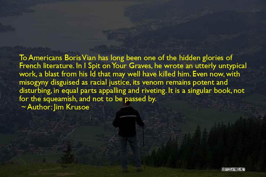 Disturbing Quotes By Jim Krusoe