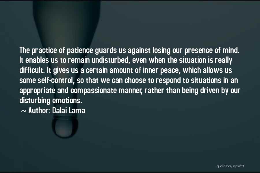 Disturbing The Peace Quotes By Dalai Lama