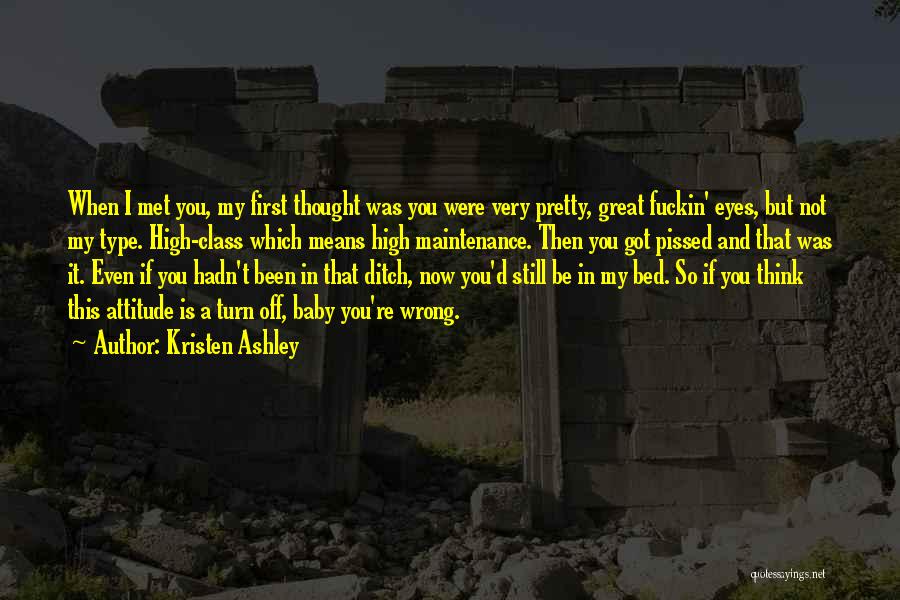 Ditch Quotes By Kristen Ashley