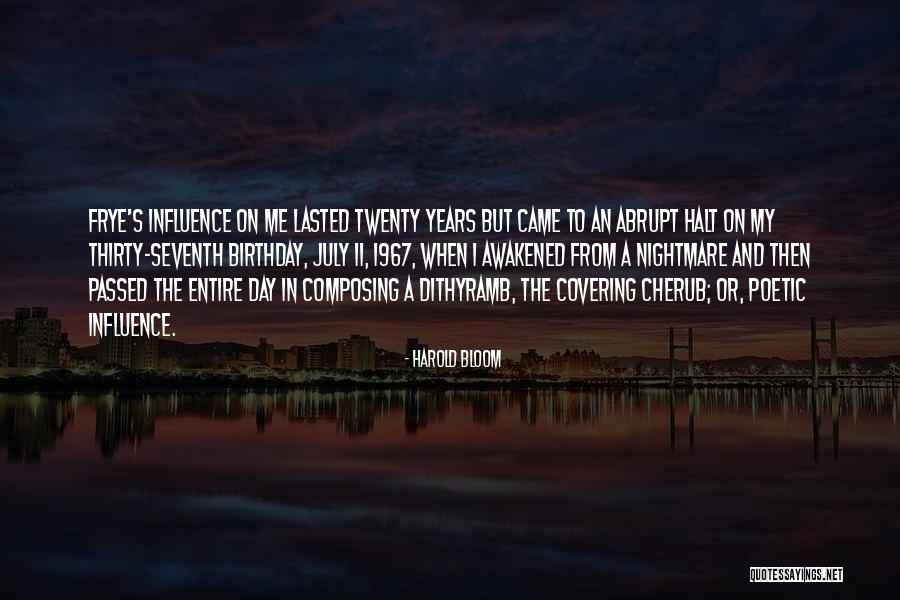 Dithyramb Quotes By Harold Bloom Dithyramb Quotes By Harold Bloom