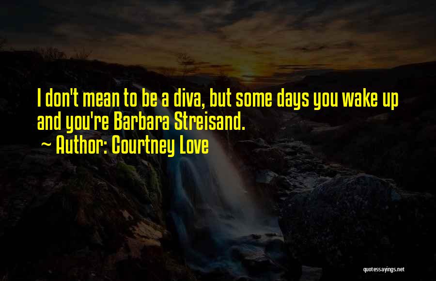 Diva Quotes By Courtney Love