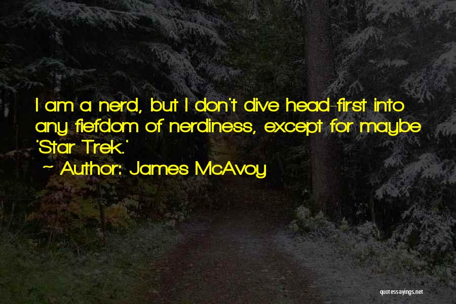 Dive Head First Quotes By James McAvoy