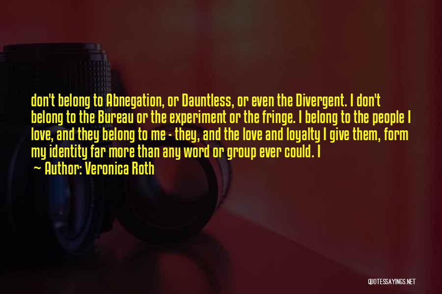 Divergent Abnegation Quotes By Veronica Roth