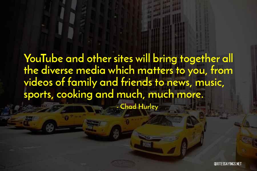 Diverse Friends Quotes By Chad Hurley