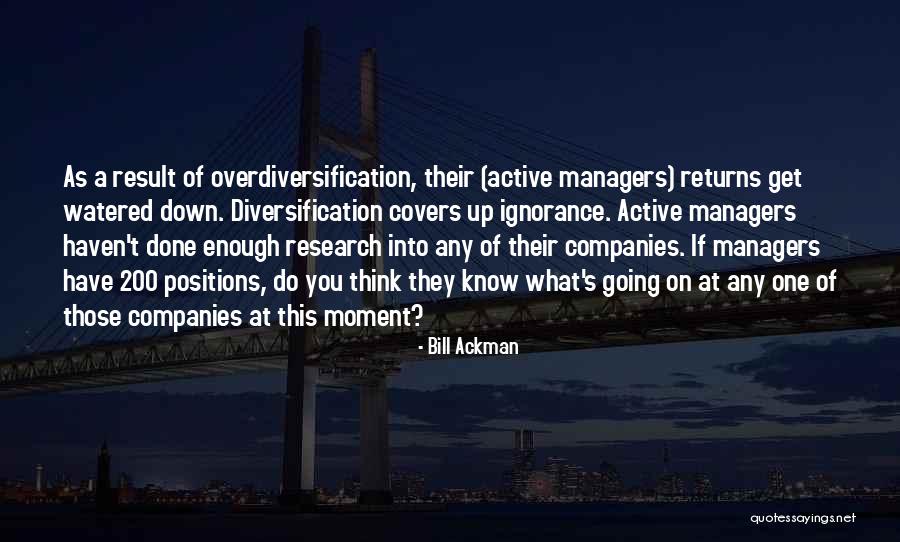 Diversification Quotes By Bill Ackman Diversification Quotes By Bill Ackman