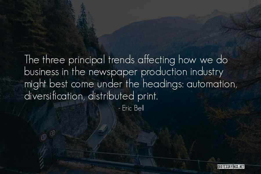 Diversification Quotes By Eric Bell Diversification Quotes By Eric Bell