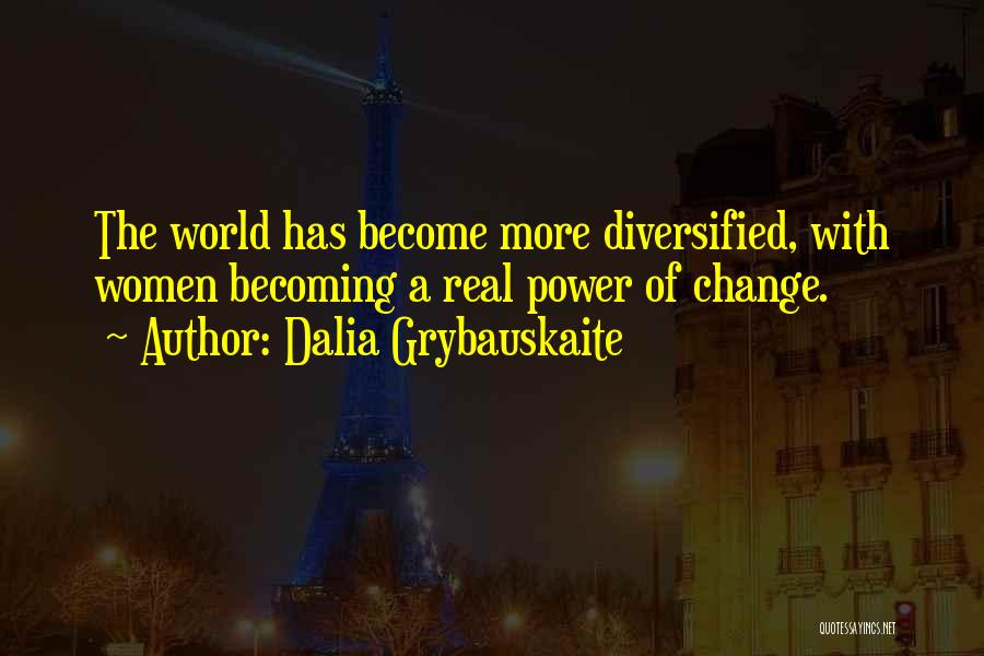 Diversified Quotes By Dalia Grybauskaite