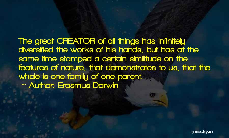 Diversified Quotes By Erasmus Darwin