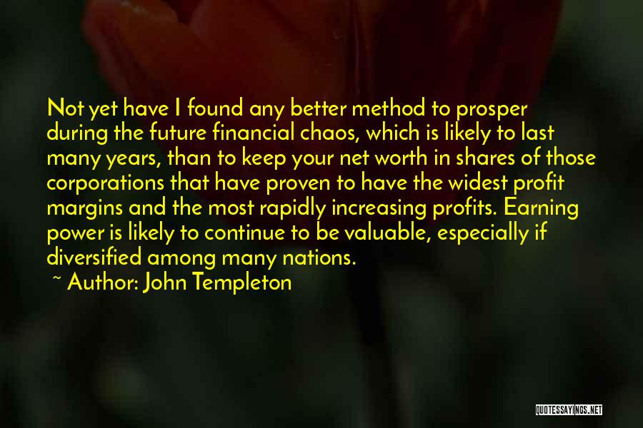 Diversified Quotes By John Templeton