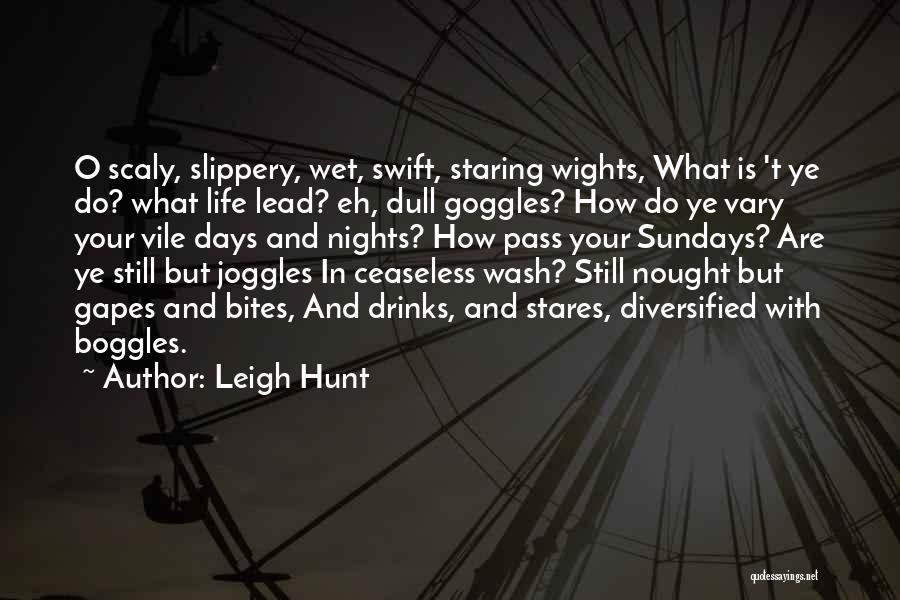 Diversified Quotes By Leigh Hunt