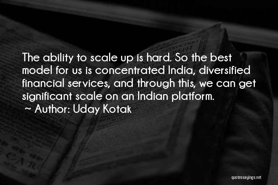 Diversified Quotes By Uday Kotak