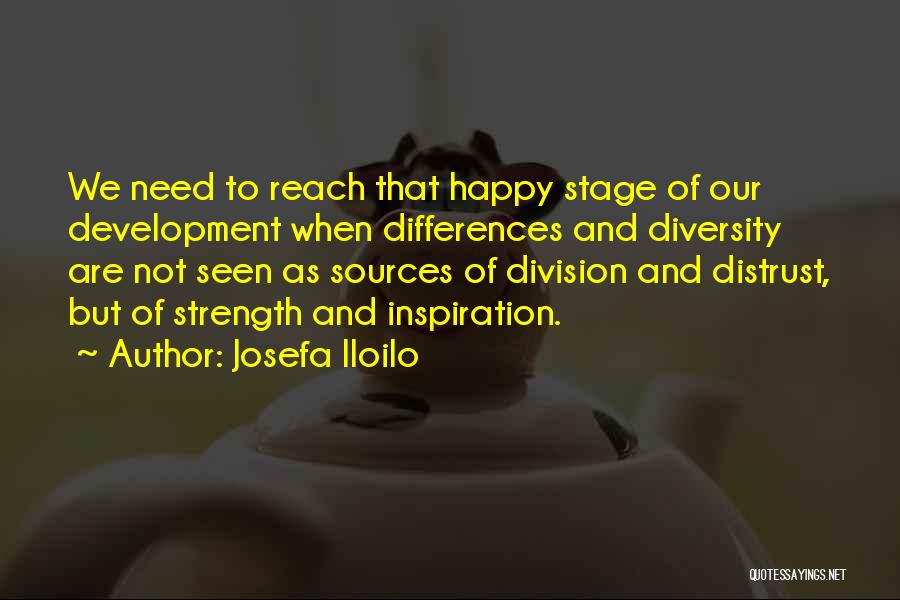 Diversity And Strength Quotes By Josefa Iloilo