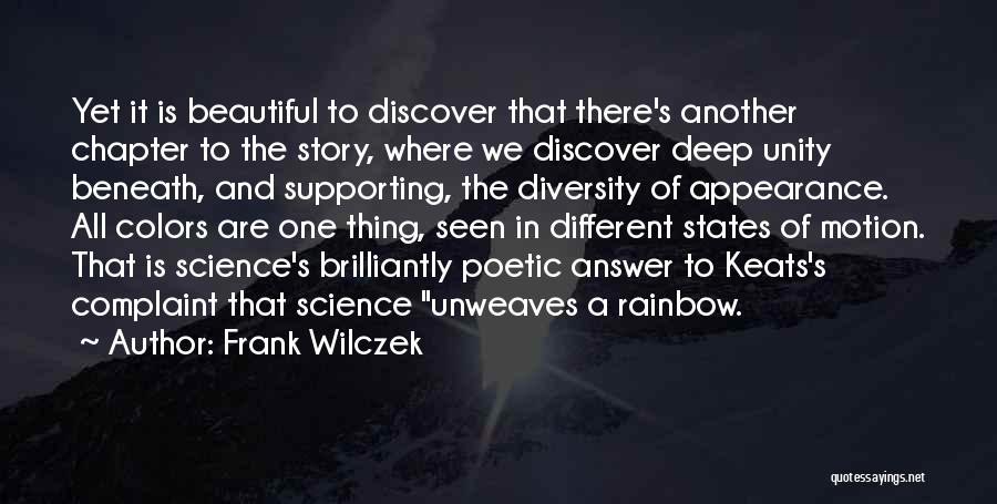 Diversity In Science Quotes By Frank Wilczek