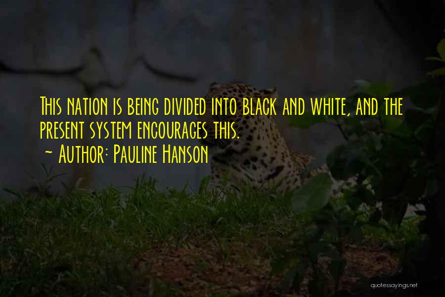 Divided Nation Quotes By Pauline Hanson