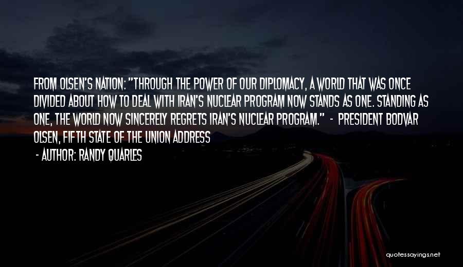 Divided Nation Quotes By Randy Quarles