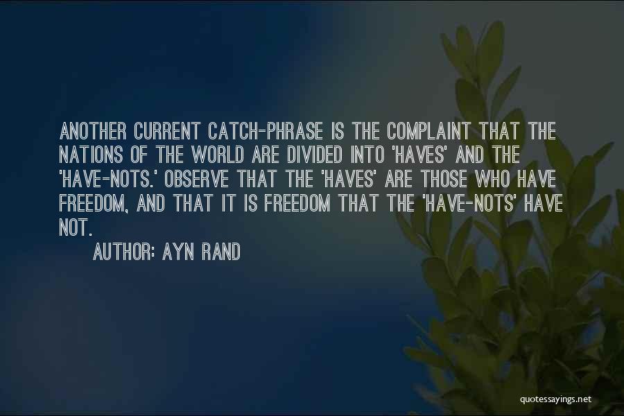 Divided Nations Quotes By Ayn Rand