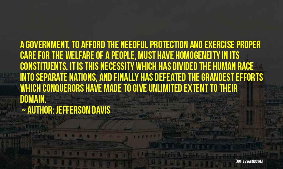 Divided Nations Quotes By Jefferson Davis