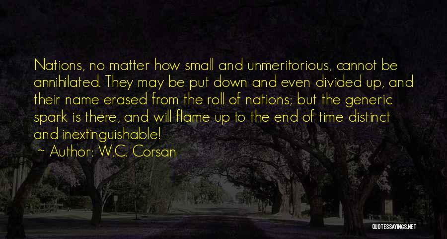 Divided Nations Quotes By W.C. Corsan