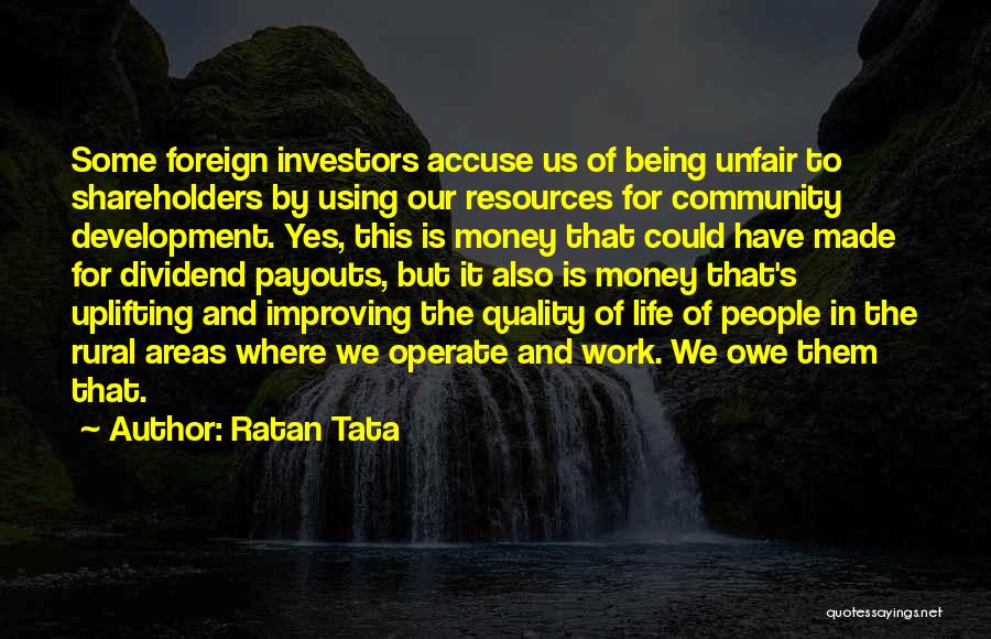 Dividend Quotes By Ratan Tata