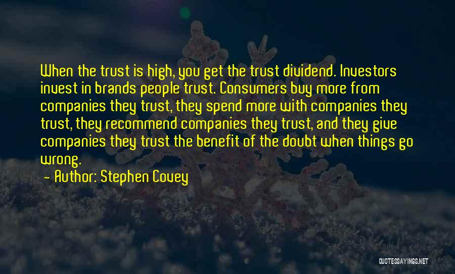 Dividend Quotes By Stephen Covey