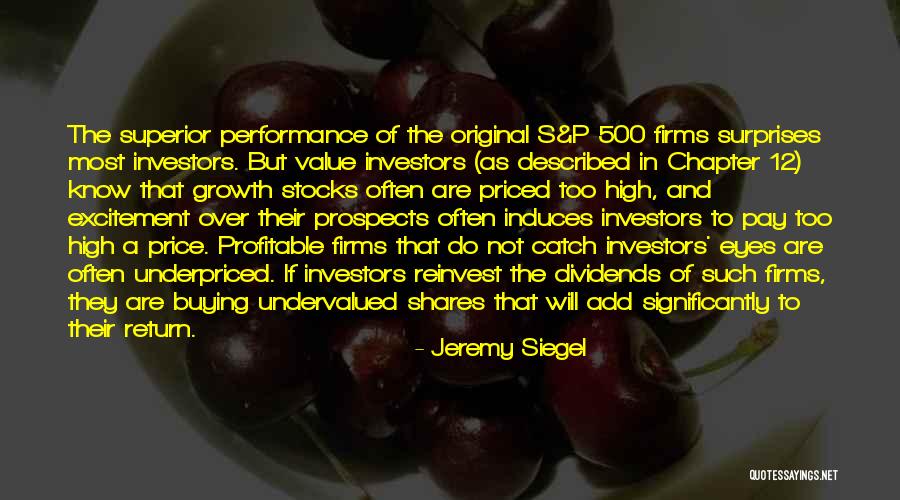Dividends Quotes By Jeremy Siegel Dividends Quotes By Jeremy Siegel