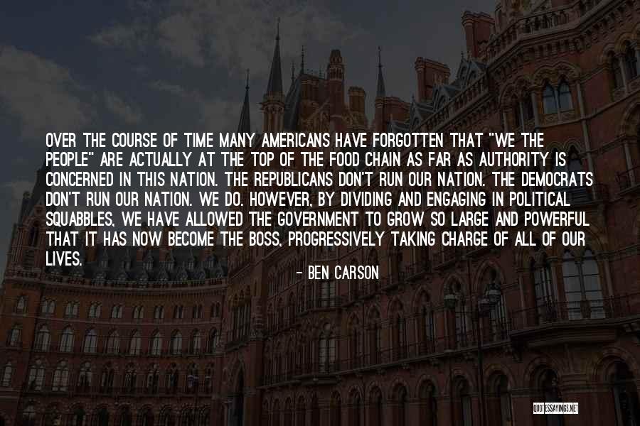 Dividing A Nation Quotes By Ben Carson