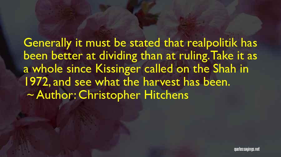 Dividing Quotes By Christopher Hitchens