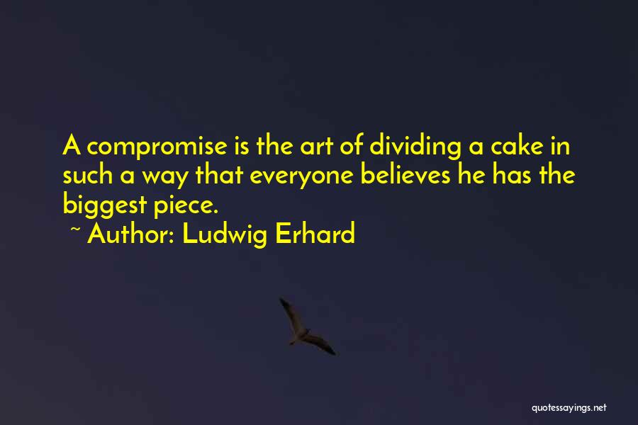 Dividing Quotes By Ludwig Erhard