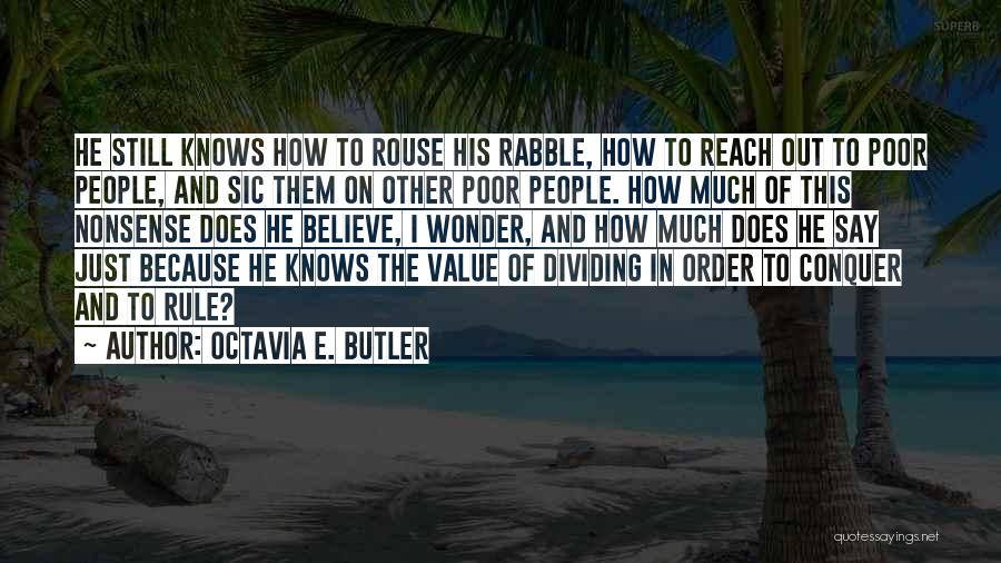 Dividing Quotes By Octavia E. Butler