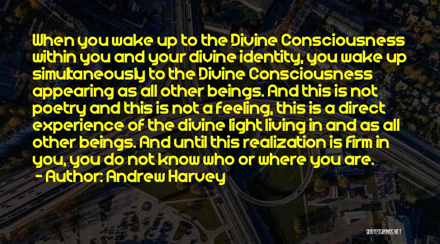 Divine Beings Quotes By Andrew Harvey