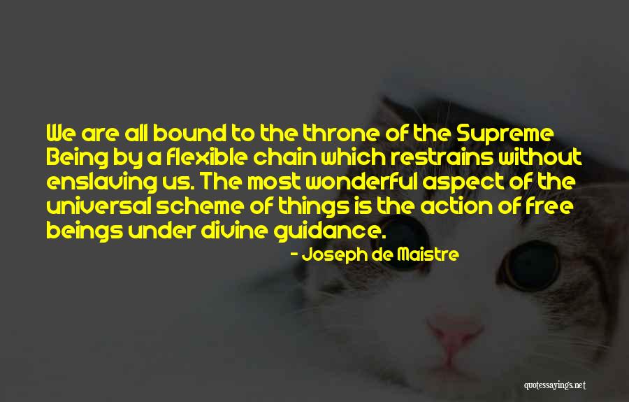 Divine Beings Quotes By Joseph De Maistre