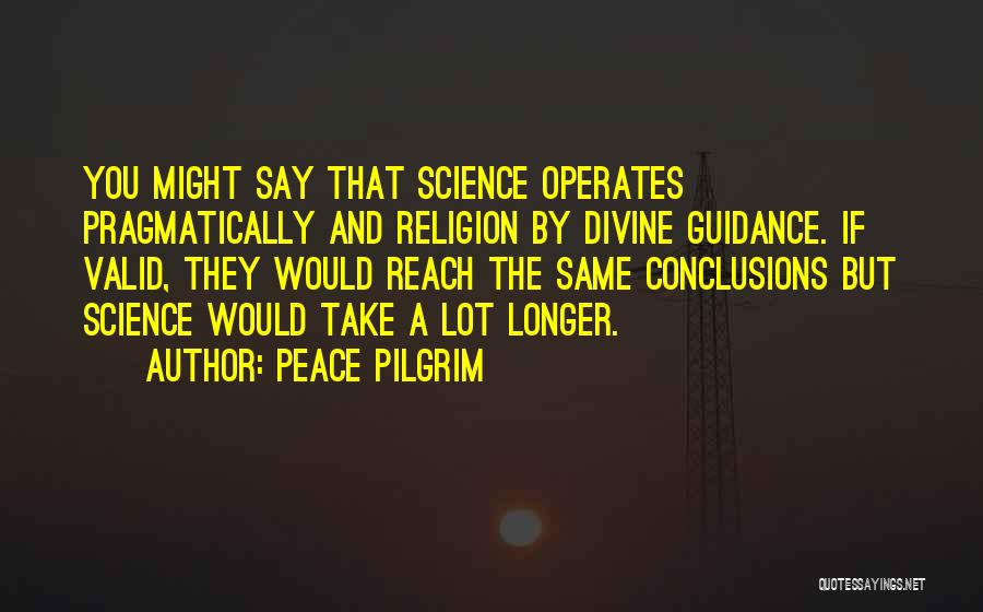 Divine Guidance Quotes By Peace Pilgrim